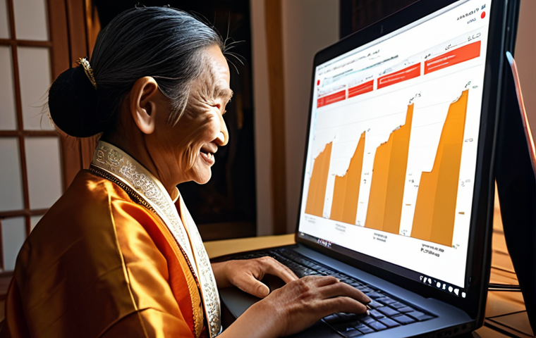 Traditional Thai Storyteller Meets AI**

*   **Prompt:** A wise, older Thai storyteller, dressed in traditional clothing, sitting next to a modern laptop displaying complex data visualizations. Soft, warm lighting. The storyteller has a kind smile, looking both thoughtful and intrigued. The scene subtly blends traditional Thai art elements with futuristic AI interfaces. Focus on capturing the contrast between tradition and technology, hinting at AI as a helpful tool, not a replacement.

**