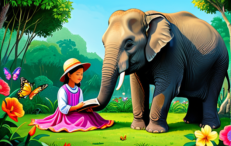 스토리텔러 자격증과 관련된 실무 사례 - Traditional Thai Storyteller**

"A Thai storyteller, fully clothed in traditional Thai attire, sitti...