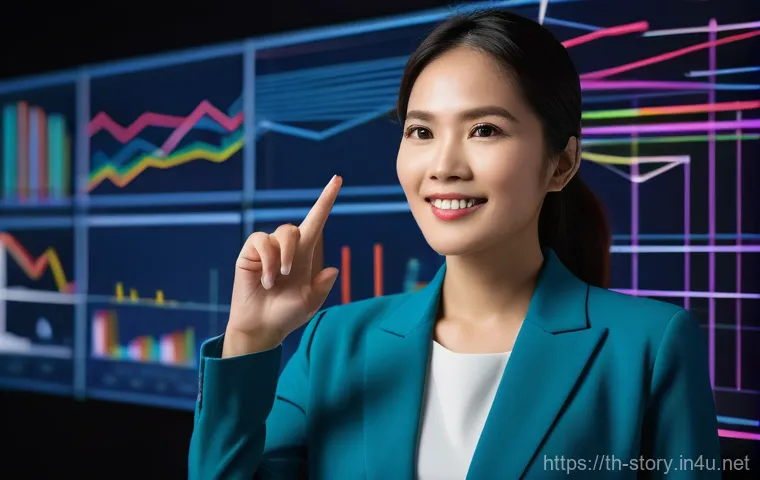 스토리텔러 관련 자격증 비교 - **Prompt:** A dynamic, brightly lit image featuring a confident Thai woman in her early thirties, dr...