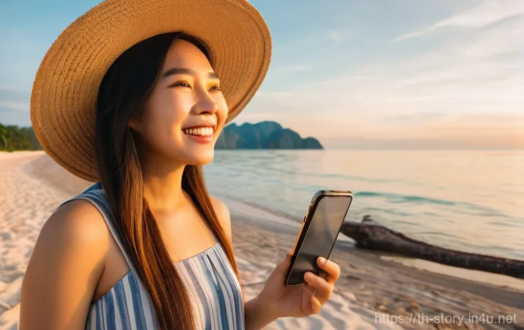 스토리텔러와 퍼블리싱의 관계 - **Prompt:** A cheerful Thai woman, in her late 20s, wearing a stylish yet modest sundress and a wide...